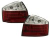 Задние фонари LED Red Crystal на Audi A4 B6
