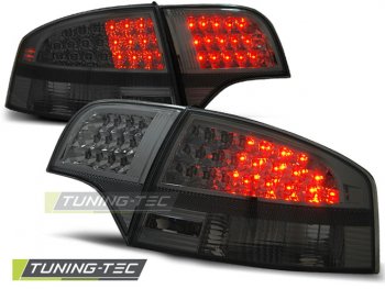 Задние фонари диодные LED Smoke на Audi A4 B7 Sedan