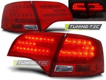 Задние фонари диодные LED Red Crystal Var2 на Audi A4 B7 Avant