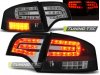 Задние фонари диодные LED Black на Audi A4 B7 Sedan