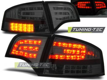 Задние фонари диодные LED Smoke Var2 на Audi A4 B7 Sedan