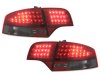 Задние фонари LED Red Smoke на Audi A4 B7