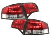 Задние фонари LED Red Crystal на Audi A4 B7