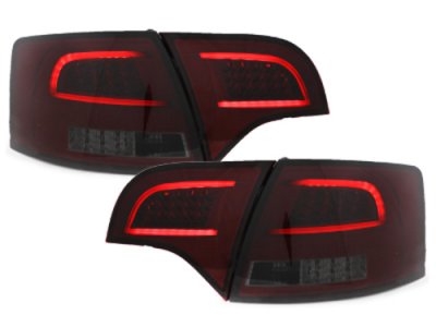Задние фонари CarDNA LED Red Smoke на Audi A4 B7 Avant