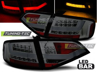 Задние фонари Litec LED Smoke на Audi A4 B8