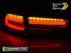 Задние фонари с динамическим поворотником красные на Audi A4 B8 седан