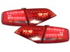 Задние фонари LED Red Crystal на Audi A4 B8