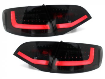 Задние фонари Litec LED Black Smoke на Audi A4 B8 Avant