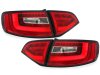 Задние фонари Litec LED Red Crystal на Audi A4 B8 Avant