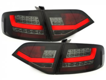 Задние светодиодные фонари LED Black Smoke на Audi A4 B8 