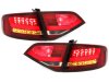 Задние светодиодные фонари LED Red Crystal на Audi A4 B8