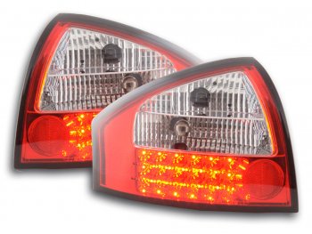 Задние фонари LED Red Crystal на Audi A6 C5