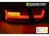 Задние фонари LED BAR Red Crystal на Audi A6 C6 Sedan рестайл