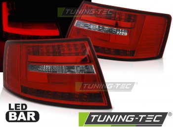 Задние фонари LED Red Crystal 7 pin на Audi A6 C6