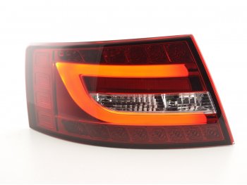 Задние фонари Neon Tube LED Red Crystal на Audi A6 C6