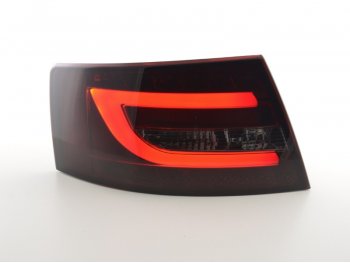 Задние фонари Neon Tube LED Red Smoke на Audi A6 C6