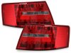 Задние фонари LED Red Crystal на Audi A6 C6