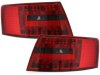 Задние фонари LED Red Smoke на Audi A6 C6