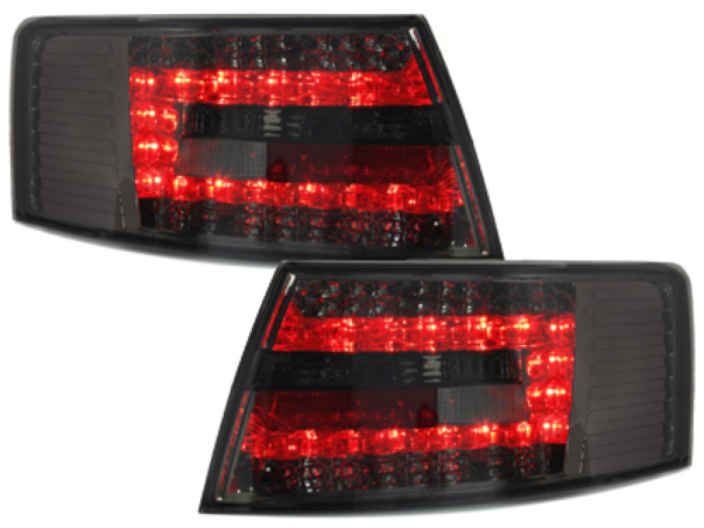 Задние фонари LED Smoke на Audi A6 C6