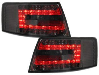 Задние фонари LED Smoke на Audi A6 C6