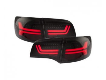 Задние фонари Dectane LED Dynamic Black Smoke на Audi A6 C6 Avant