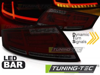 Задние диодные фонари от Tuning-Tec Dynamic LED Red Smoke на Audi TT 8J