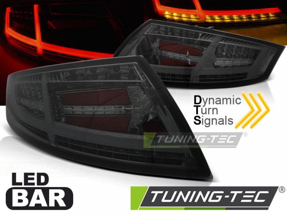 Задние диодные фонари от Tuning-Tec Dynamic LED Smoke на Audi TT 8J