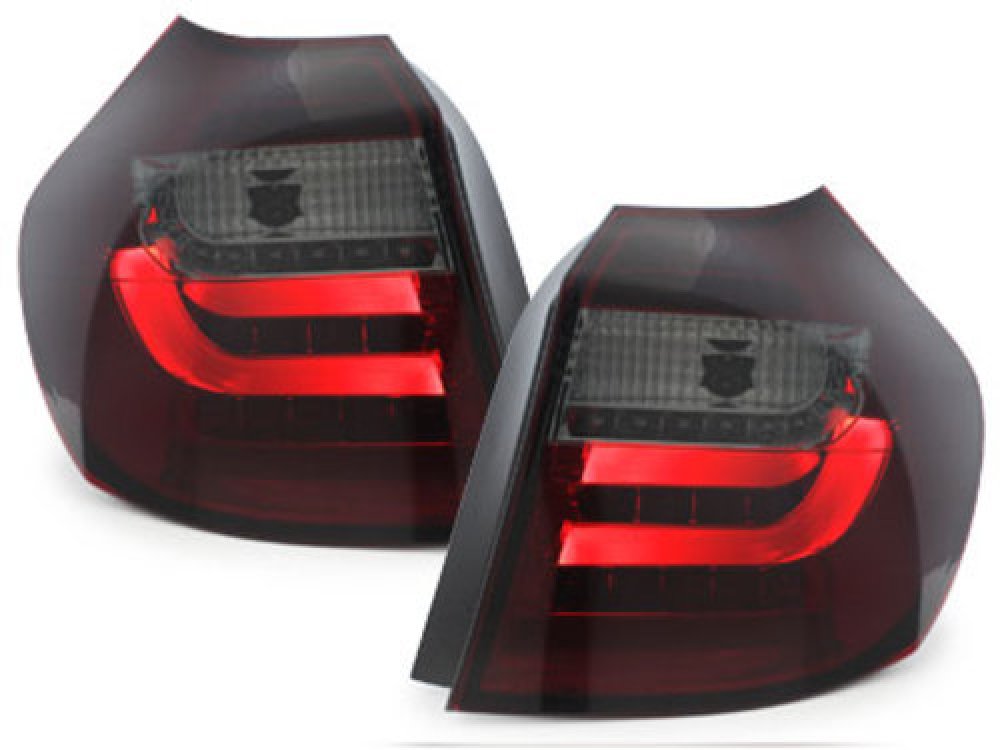 Задние фонари Litec LED Red Smoke на BMW 1 E87