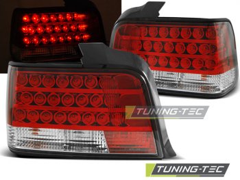 Задние фонари LED Red Crystal на BMW 3 E36 Limousine