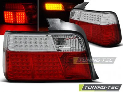 Задние фонари LED Red Crystal на BMW 3 E36 Limousine