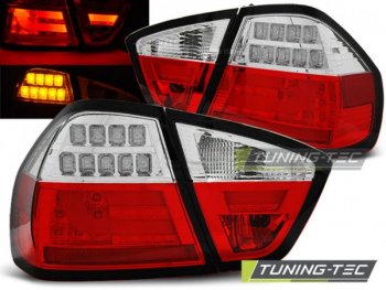 Задние фонари Full LED Red Crystal на BMW 3 E90