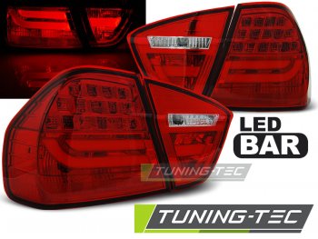 Задние фонари LED Bar Red на BMW 3 E90