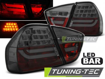 Задние фонари LED Bar Smoke на BMW 3 E90