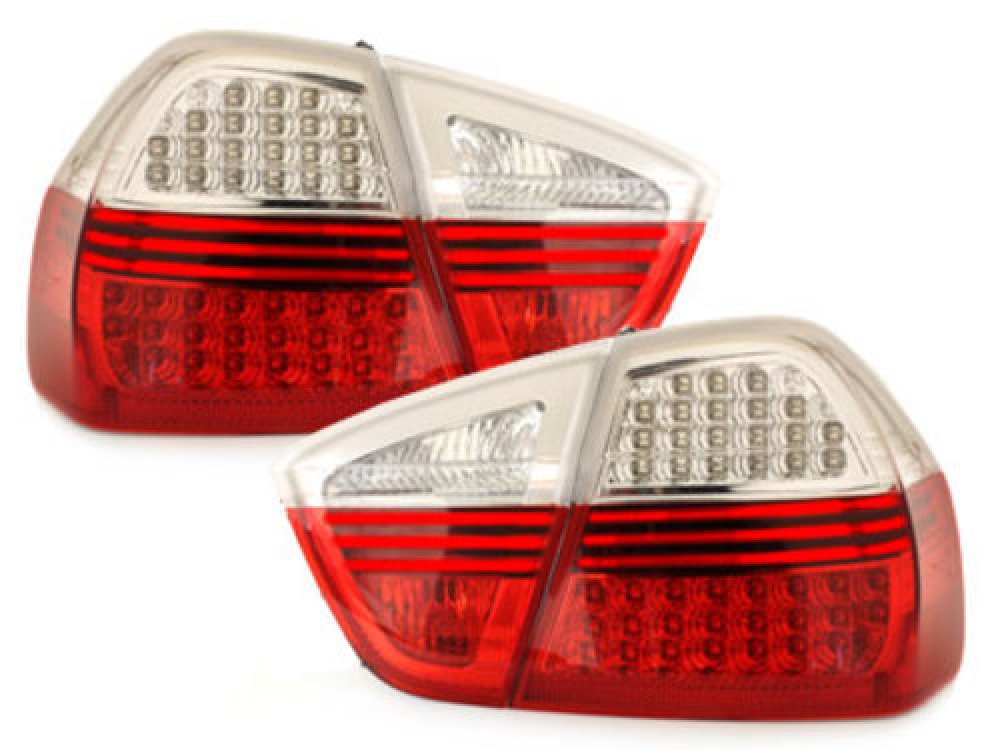 Задние диодные фонари LED Red Crystal на BMW 3 E90