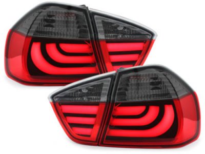 Задние фонари CarDNA LED Red Smoke на BMW 3 E90