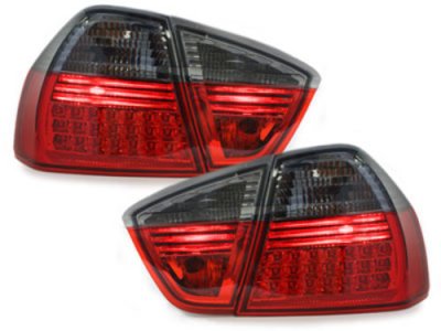 Задние фонари LED Red Smoke на BMW 3 E90