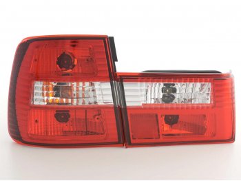 Задняя альтернативная оптика Red Crystal Var2 на BMW 5 E34
