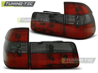 Задние фонари Red Smoke от Tuning-Tec на BMW 5 E39 Touring