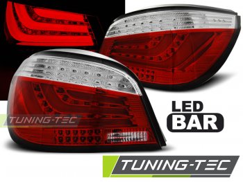 Задние фонари F-Style LED Red Crystal var2 на BMW 5 E60