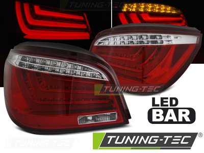 Задние фонари F-Style LED Red Crystal на BMW 5 E60