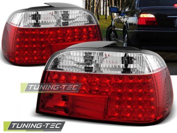 Задние фонари от Tuning-Tec LED Red Crystal на BMW 7 E38
