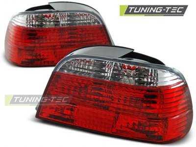 Задние фонари от Tuning-Tec Red Crystal на BMW 7 E38