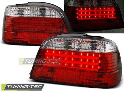 Задние фонари от Tuning-Tec LED Red Crystal на BMW 7 E38