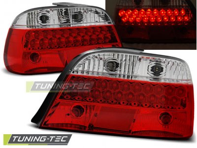 Задние фонари от Tuning-Tec LED Red Crystal на BMW 7 E38