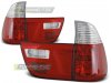 Задние фонари Red Crystal Var2 на BMW X5 E53