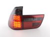 Задние фонари LED Red Smoke на BMW X5 E53