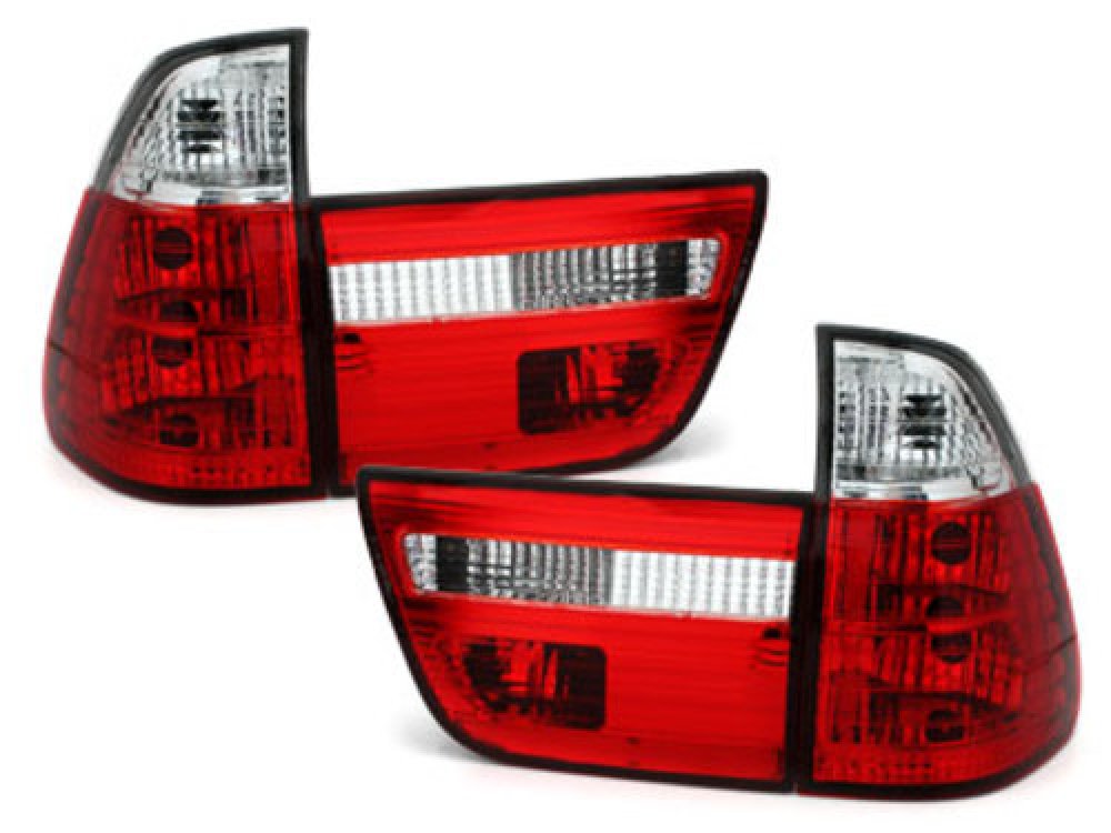 Задние фонари Red Crystal на BMW X5 E53