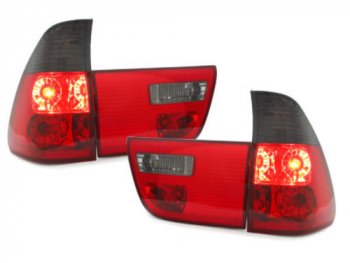Задние фонари Red Smoke на BMW X5 E53