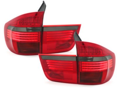 Задние фонари LED Red Smoke на BMW X5 E70
