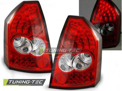 Задние светодиодные фонари LED Red Crystal на Chrysler 300C